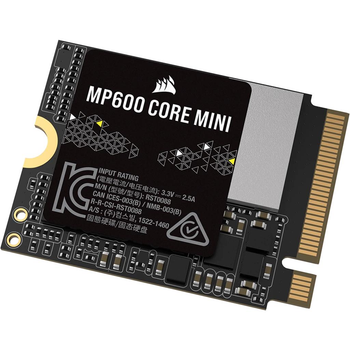 SSD накопитель Corsair Force MP600 MINI 2 TB (CSSD-F2000GBMP600CMN), PCIe x4 Gen4, M.2 2230 – Up to 5,000MB/s