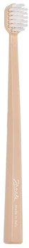 Зубная щетка средней жесткости, пастельная абрикосовая - Janeke Orange Pastel Toothbrush (1326411-22562078)