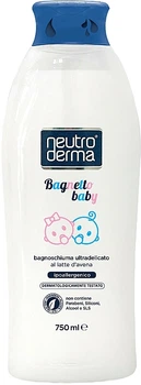 Дитячий ультраделікатний гель-піна для ванни з вівсяним молоком - Neutro Derma 750ml (1329081-4403650)