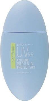 Солнцезащитный крем для лица с азуленом - Neogen Sur.Medic Azulene Mild 5.5 UV Protect Sun Cream SPF50+ PA++++ 50ml (970002-15348842)