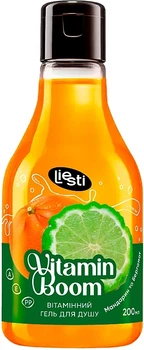 Витаминный гель для душа "Мандарин и Бергамот" - Liesti Vitamin Boom Shower Gel 200ml (1318579-2737116)