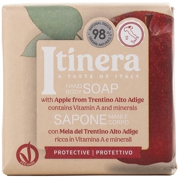 Мыло для рук и тела с яблоком из Трентино - Itinera Apple From Trentino Hand Body Soap 100g (1295879-149555)