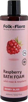 Піна для ванни "Малина" - Folk&Flora Bath Foam 400ml (1371616-31101141)