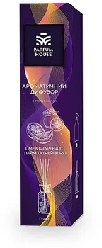 Ароматический диффузор "Лайм и грейпфрут" - Parfum House Homme Diffuser 50ml (1214018-680511877-2)