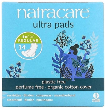 Прокладки "Ультратонкие Норма" с крылышками , 14 шт. - Natracare Ultra Pads Regular 14шт (1279252-148460)