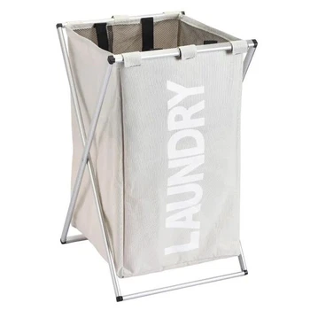 Корзина для белья Trento Laundry Light, бежево-серая