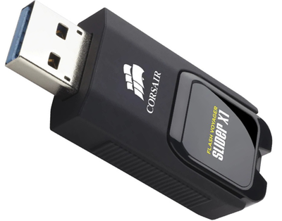 Pendrive Corsair Voyager Slider X1 64GB USB 3.0 Type-A Black (CMFSL3X1-64GB)