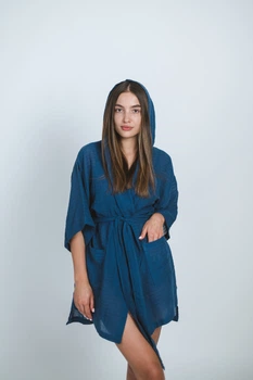 Халат L/XL Buldans - Bianca indigo L/XL