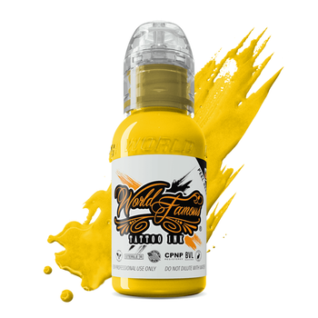 Тату краска World Famous Canary Yellow 30мл USA
