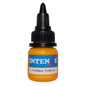 Тату краска Intenze Golden Yellow 15мл USA