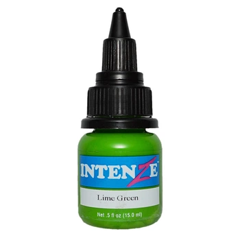 Тату краска Intenze Lime Green 15мл USA