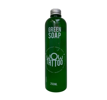 Зеленое мыло для тату WOW Tattoo Green Soap 250мл UKR