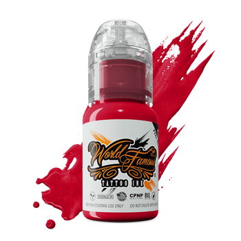 Тату краска World Famous United Ink Red 15мл USA