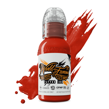 Тату фарба World Famous Master Mike Asian Inkfiend Red 30мл USA