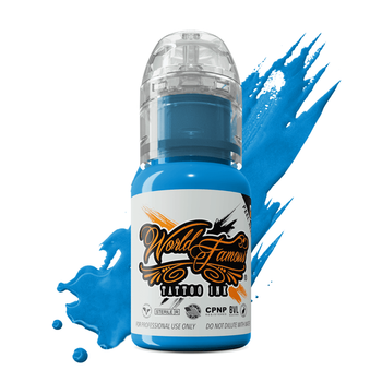Тату краска World Famous Donatello Blue 15мл USA