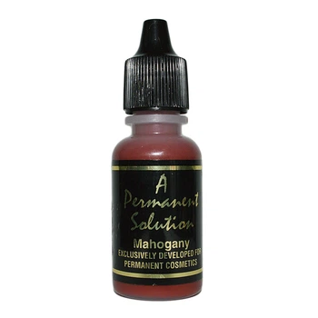 Краска для татуажа A Permanent Solution Mahogany 15мл для тренировки на искусственной коже USA