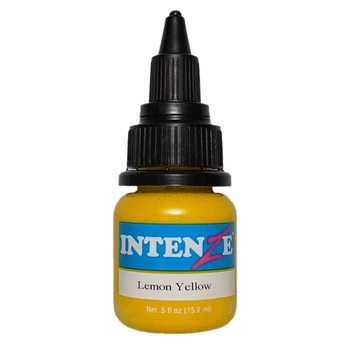 Тату краска Intenze Lemon Yellow 15мл USA