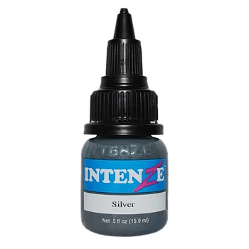 Тату краска Intenze Silver 15мл USA