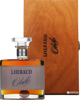 Коньяк Lheraud Cognac Carafe Obusto 0.7 л 42% (3558270002844)