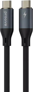 Кабель Proove PowerFull Type-C to Type-C 100 Вт 1 м Black (488540001)
