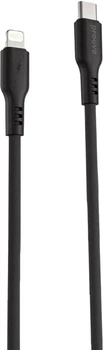 Кабель Proove Rebirth Type-C to Lightning 3 A 1 м Black (557690001)