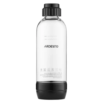 Бутылка для сифона Ardesto 1л, пластик, прозрачный