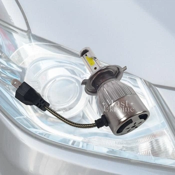 Автомобильные LED лампы 36W 3800lm IP65 C6-H4 (2шт.) Headlight -DL-137-Silver.
