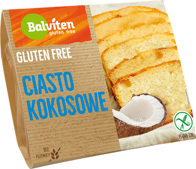 Кекс без глютена кокосовый Balviten 220 г