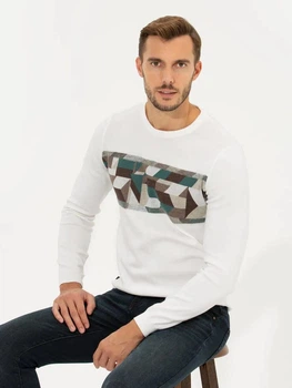 Джемпер мужской Pierre Cardin G021SZ0TK-000-1545955(ekru) 2XL Экрю (8682734236584)