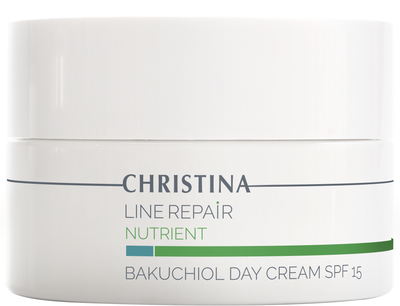 Денний крем Christina Line Repair Nutrient Bakuchiol SPF 15 захисний 50 мл (7290100368671)