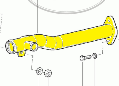 21720-1303055-00 Lada Патрубок из нержавеющей стали