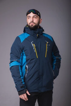 Горнолыжная мужская куртка батал Master Case серая 4XL