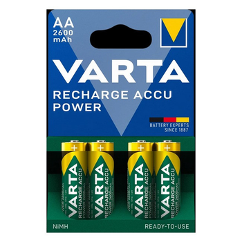 Перезаряжаемые батарейки АА VARTA ACCU AA 2600mAh BLI 4 шт TB