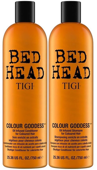 Набор для ухода за волосами Tigi Bed Head Colour Goddess Шампунь 750 мл + Кондиционер 750 мл (615908942200) 