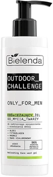 Освежающий гель для умывания лица - Bielenda Only For Men Outdoor Challenge Refreshing Face Wash Gel 190ml (190ml) (1227998-994303489-2)
