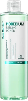 Ензимний пілінг-тонік для боротьби з чорними точками - Real Barrier Porebium Peeling Toner 305ml.