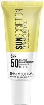 Солнцезащитный крем с осветительным эффектом - Institutum Sunscription Dark Spot Defence SPF50 (мини) 10ml (1225258-897310595-2)