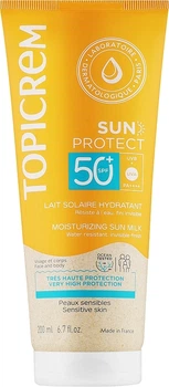 Увлажняющее солнцезащитное молочко для тела SPF50+ - Topicrem Sun Protect Moisturuzung Sun Milk 50ml (1202411-813844677-2)