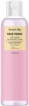 Тонік для обличчя з АНА-кислотами та фільтратом равлика - Farmasi Smart Life Face Tonic 150ml (1195422-2014096529-2)