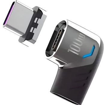 Переходник кутовий Magnetic Adapter EARLDOM ET-OT59 Type-C/Type-C 100W (ET-OT59)