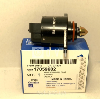 Регулятор холостого хода Ланос, Авео, Вида 1.4-1.5 GM РХХ (Датчик холостого хода) lanos, aveo, vida 93744675