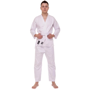Кимоно для карате белое Matsa 0016 рост 160см плотность 240г/м2