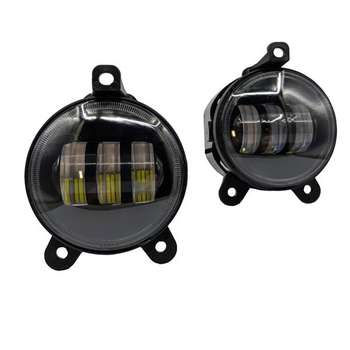 LED фары противотуманные 90 мм Lada Priora 2007-2018 Газель Шевроле Нива 30W (2 штуки) четкая СТГ