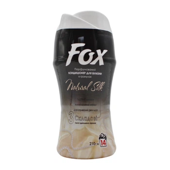Кондиціонер для білизни в гранулах FOX парфумований Natural Silk 210 г 14 пр.