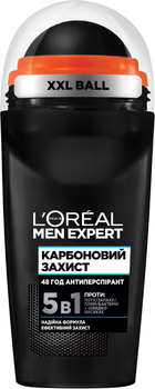 Шариковый Дезодорант-Антиперспирант L’Oréal Paris Men Expert Карбоновая защита для мужчин 50 мл (3600523594061)