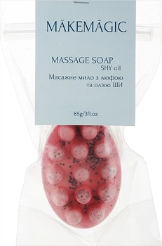 Масажне мило з люфою та олією Ши "Кавун" - Makemagic Massage Soap 85g (1295596-149629)