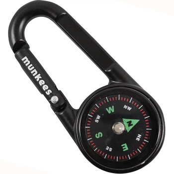 Брелок-компас Munkees Thermometer black (3135-BK)
