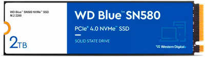 Накопитель SSD WD Blue SN580 2Tb M.2 NVMe (WDS200T3B0E)