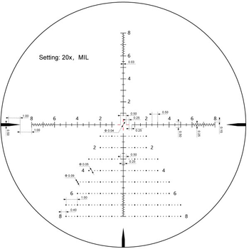 Прицел оптический Vector Optics Taurus 3-24x 56 (34 мм) illum. SFP ED (SCOL-55)