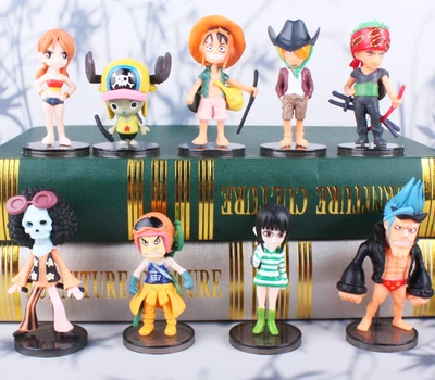 Іграшка Фігурки One Piece (6 шт) Луффі, Намі, Усопп, Чоппер, Брук та ін. для дітей (арт 11012)